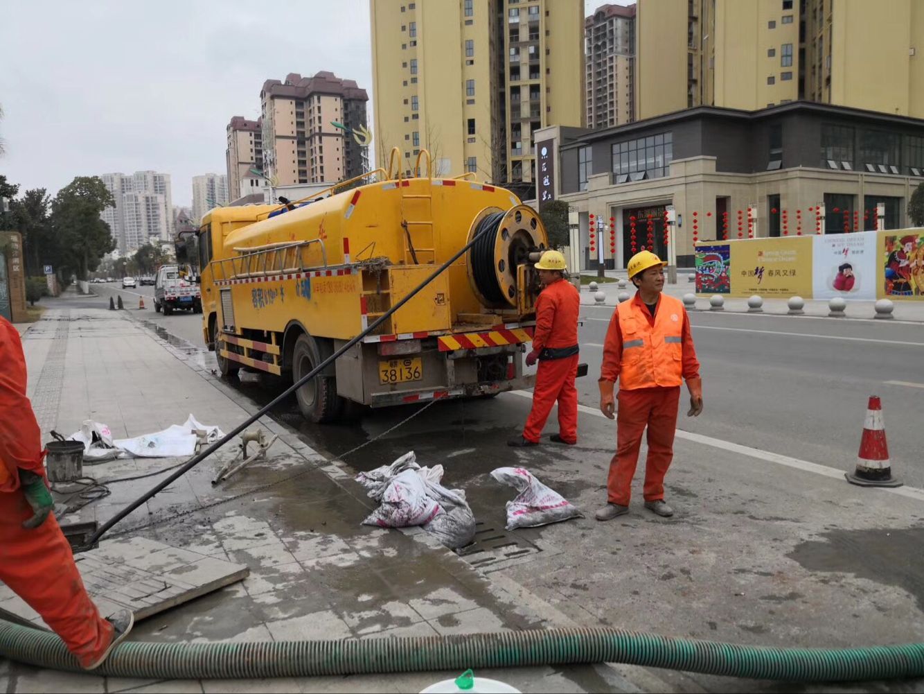 淅川排污管道清淤-管道清洗